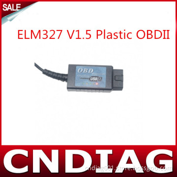 Elm327 V1.5 Plastic Obdii Eobd Canbus Scanner Without Ft232rl Chip